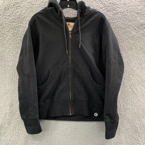 American Giant Hoodie Sweatshirt Womens XL Full Zip Black